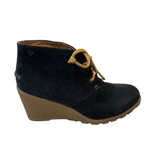 Sperry Women's Celeste Prow Wedge Ankle Booties Shoes